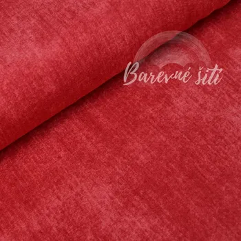 Úplet JEANS ČERVENÁ NEW (E) (Úpletová kolekce jeanskového vzhledu)