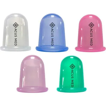 Masáž Čínský silikonový kalíšek Acus Med na masáž těla - velký zelený