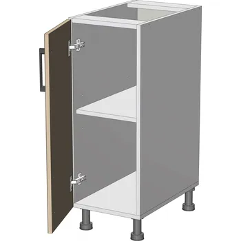 Kuchyňská linka Nábytek Pyramida, s.r.o. dolní skříňka š.30, v.82, Modena L3082, grafit/antracit