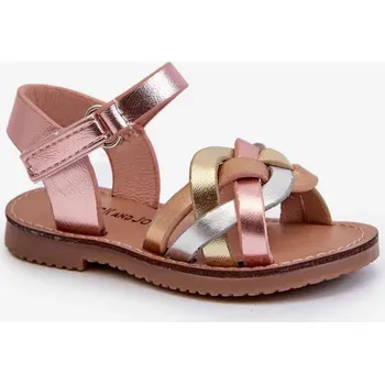 Dámské sandále Dětské sandály se zapínáním na suchý zip s propletenými pásky Vícebarevná Dianttha 21