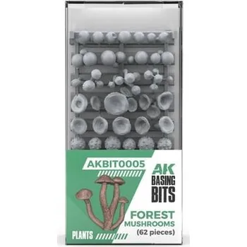 Dekorace AK Interactive - Forest Mushrooms (62 ks)