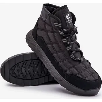 Sada pánského spodního prádla Zateplené Pánské Zimní Boty Šněrovací Progress Černé 41