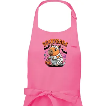 Kuchyňská zástěra SCARYBARA - Dámská zástěra na vaření - Univerzální velikost ( Růžová )