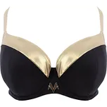 Dámský horní díl plavek SK 178 Černá se zlatou - AVA černá se zlatou 65J