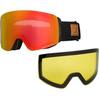 Snowboardové brýle Reaper MAGNETO UNI Černá, Hnědá