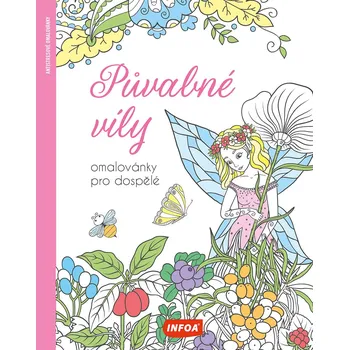 Antistresové omalovánky Půvabné víly - Omalovánky pro dospělé