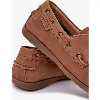 Sada pánského spodního prádla Pánské kožené mokasíny Big Star – Camel Velikost: 42