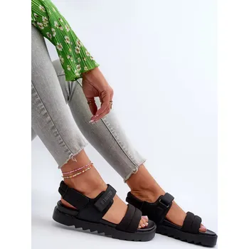 Dámské sandále Dámské sandály na platformě Big Star černé Velikost: 40