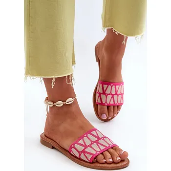 Dámské žabky Dámské ploché pantofle Fuchsia Traivea Velikost: 38