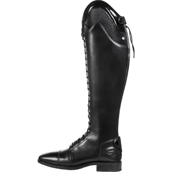 Jezdecká obuv Jezdecké boty HKM Beatrice - Vyšší - úzké lýtko, černá, 37