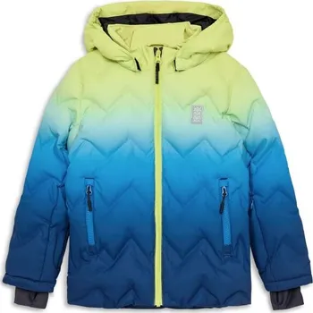 Dětská lyžařská bunda LEGO® kidswear LWJESTED 709 128 Modrá, Tmavě modrá, Žlutá