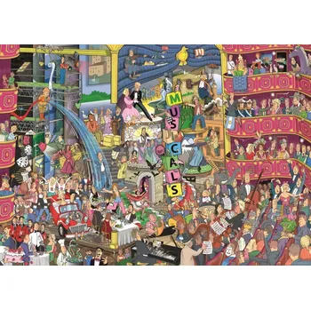 Puzzle Puzzle HEYE Nejlepší muzikály 1000 dílků
