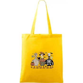 Halloweenské kachny - Taška bavlněná - 42 x 38 cm ( Žlutá )