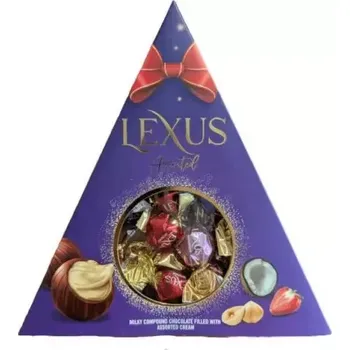 Bonboniéra Lexus triangl assorted 120g