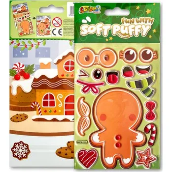 Set školních potřeb Naklejki Puffy Fun with Gingerbread SWPX-2103 Kolori, Penmate
