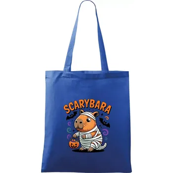 Nákupní taška SCARYBARA - Taška bavlněná - 42 x 38 cm ( Královská modrá )