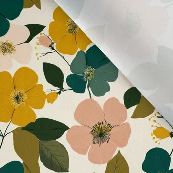 Bavlna premium NELA drobný květinový vzor Daisy Garden