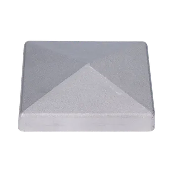 Příslušenství pro plot Hliníková stříška, 80x80 mm, bez povrchové úpravy