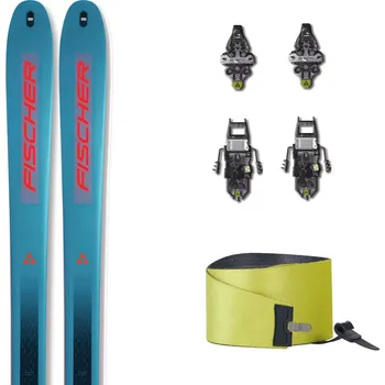 Sjezdové lyže Lyže Fischer HANNIBAL 96 CARBON + TOUR CLASSIC BRAKE 105 + pásy 22/23 183 modrá/červená