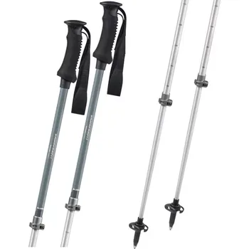 Trekingová hůl Hůlky Komperdell Trekmaster Powerlock Compact 90-120 modrá/šedá/stříbrná