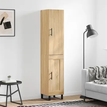 Příborník do zásuvky zahrada-XL Skříň highboard dub sonoma 34,5 x 34 x 180 cm kompozitní dřevo 3199132