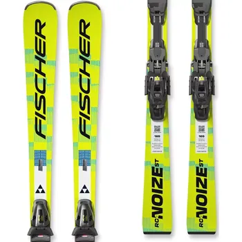 Sjezdové lyže Lyže Fischer RC4 NOIZE ST YELLOW SUPERFLEX + RC4 Z12 GW 25/26 160 žlutá