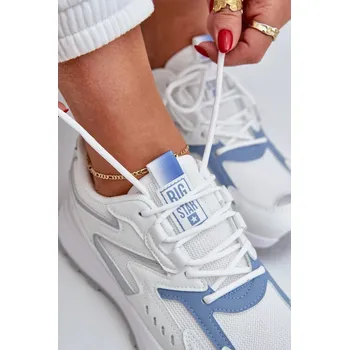 Dámská běžecká obuv Dámské boty Big Star HI-POLY SYSTEM– bílo-modré Velikost: 36