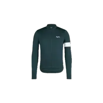 cyklistický dres Rapha Core cyklistický termodres s dlouhým rukávem Forest Green - XL