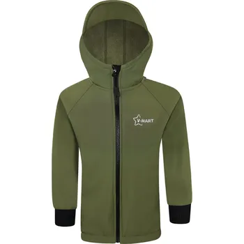 Chlapecká bunda Dětská softshellová bunda Premium, khaki