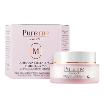 Pleťový krém Pure Me regenerační a obnovující noční krém na obličej, 50 ml