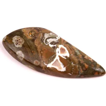 Přírodní kámen Kabošon Ryolit č.6870 (45x19x6mm)