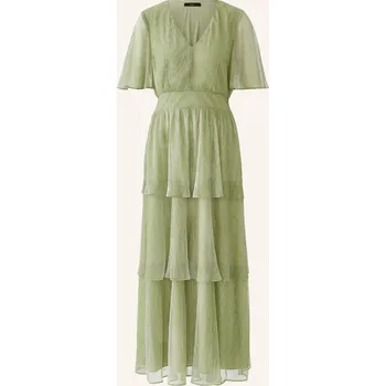 Dámské šaty Oui Dámské Plisované Šaty S Třpytivou Přízí, světle zelená /...