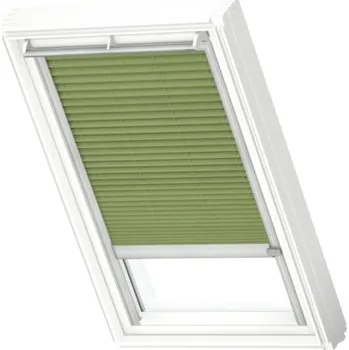 Roleta Plisé roleta na střešní okno VELUX elektrická FML FK08 1280K zelená