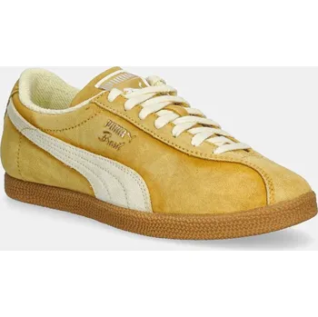 Pánské tenisky Semišové tenisky Puma Brasil The NeverWorn V, 42, žlutá, 11X