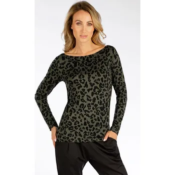 Dámské triko LITEX s dlouhým rukávem černé Velikost: XL, kód: LI-7F008-XL