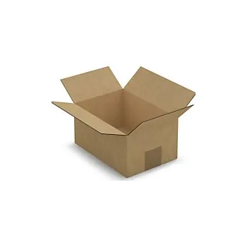 Obalový materiál Kartonová krabice 215x150x105mm, hnědá, klopová,třívrstvá vlnitá lepenka (3VVL) | RAJA - Balení po 25 ks