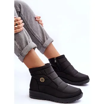 Dívčí sněhule Dámské zateplené sněhule Black Helis 39