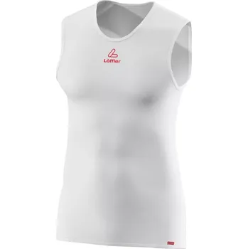 Pánské termo spodní prádlo Tílko Löffler SINGLET TRANSTEX LIGHT+ M bílá