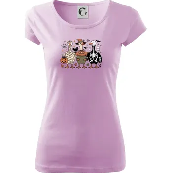 Dámské tričko Halloweenské kachny - Dámské triko Pure - XS ( Orchid )