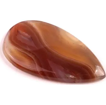 Přírodní kámen Kabošon Achát Botswana č.6824 (34x18x4mm)