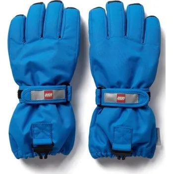 Rukavice Dětské lyžařské rukavice LEGO&reg; kidswear LWATLIN 700 158/164 Modrá, Červená
