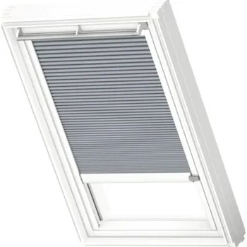 Roleta Plisé roleta na střešní okno VELUX na solární pohon FSC M31 1163KWL šedá