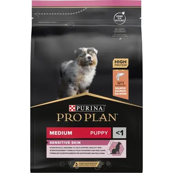 Krmivo pro psa Pro Plan Medium Puppy Sensitiv Skin losos 3kg