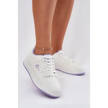 Dámské tenisky Dámské tenisky Big Star HI-POLY SYSTEM – bílo-fialové Velikost: 36