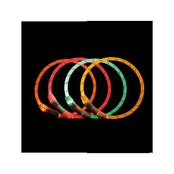 Obojek pro psa Svítící obojek Trixie pro psa, 35 cm - zelený