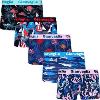 Body Bavlněné dámské Boxer Shorts Sealife 8871 - 5 bal M vícebarevná