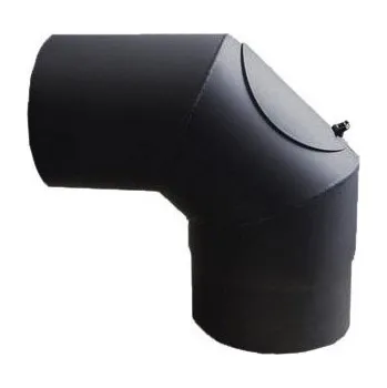 Kouřovod V.A.P.K. Koleno 90°/200mm /1,5mm čistící otvor 11016