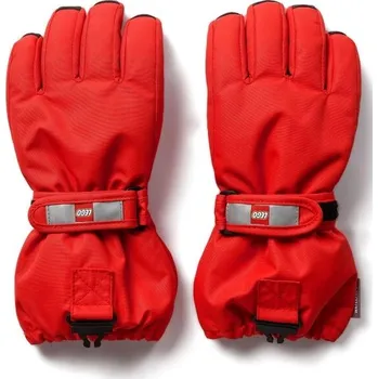 Rukavice Dětské lyžařské rukavice LEGO® kidswear LWATLIN 700 146/152 Červená, Šedá