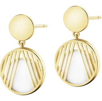 Náušnice Zlaté náušnice s perletí - AP541-8932