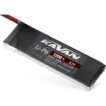 RC vybavení KAVAN Li-Po 1200mAh/3,7V 30C JST,